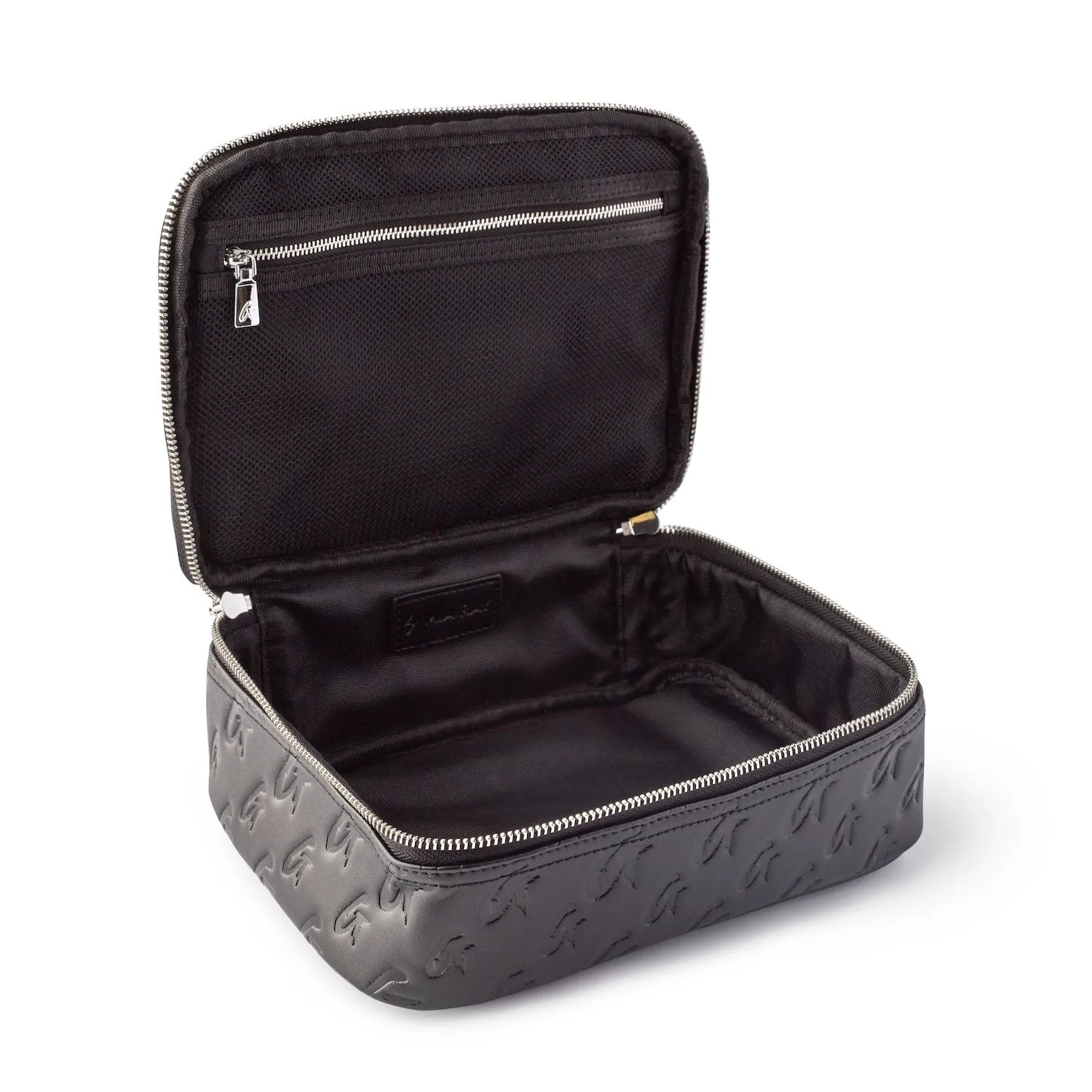 MEDIUM MONOGRAM TOILETRY BAG - BLACK BLACK