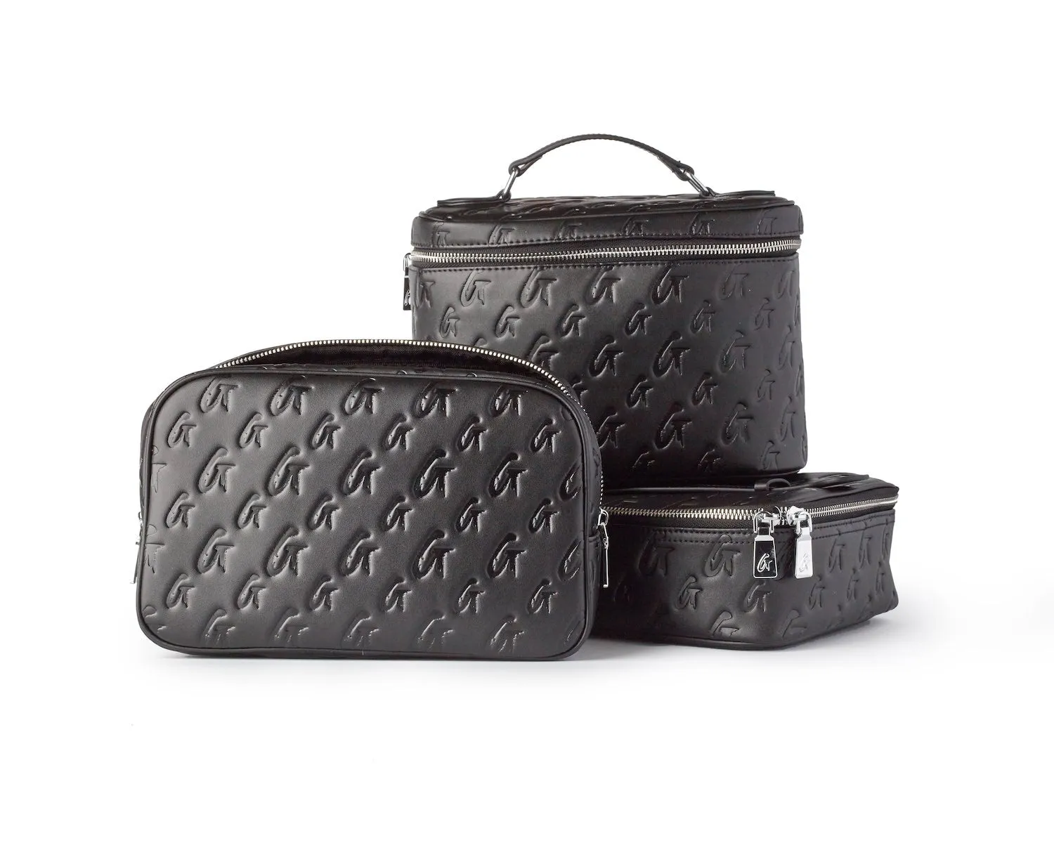 MEDIUM MONOGRAM TOILETRY BAG - BLACK BLACK