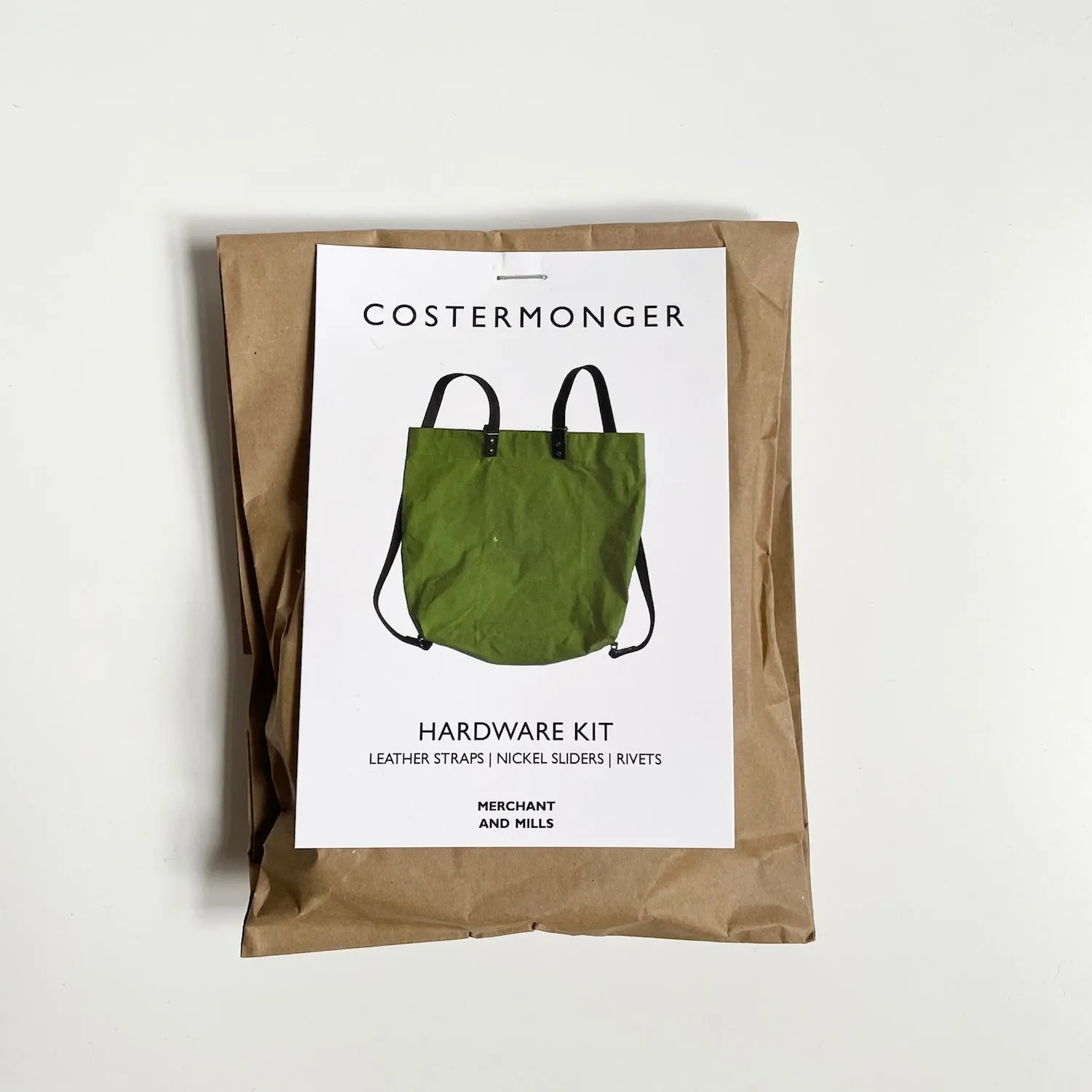 Merchant & Mills : Costermonger Bag Hardware kit - Nickel