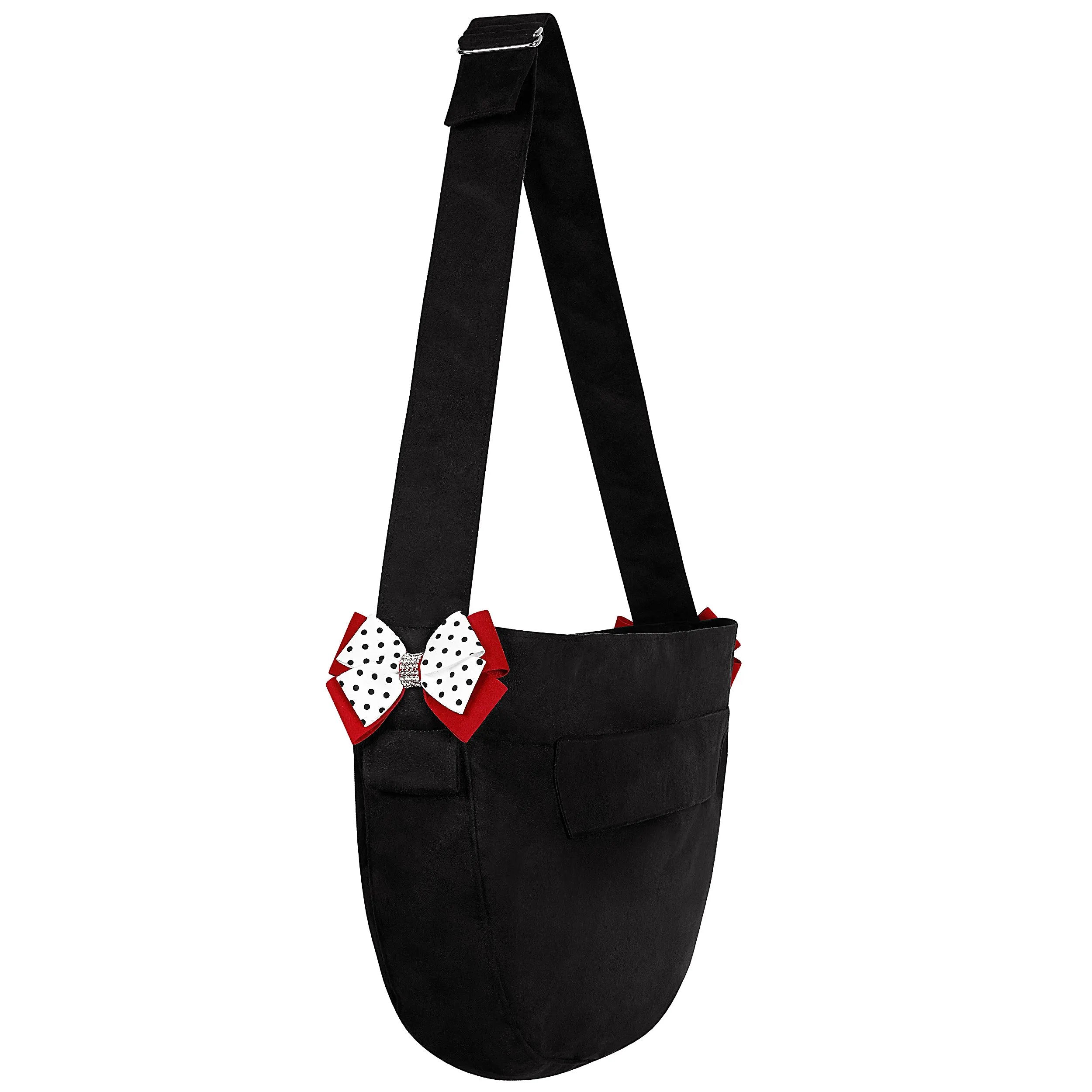 Minnie Bow Black Cuddle Carrier