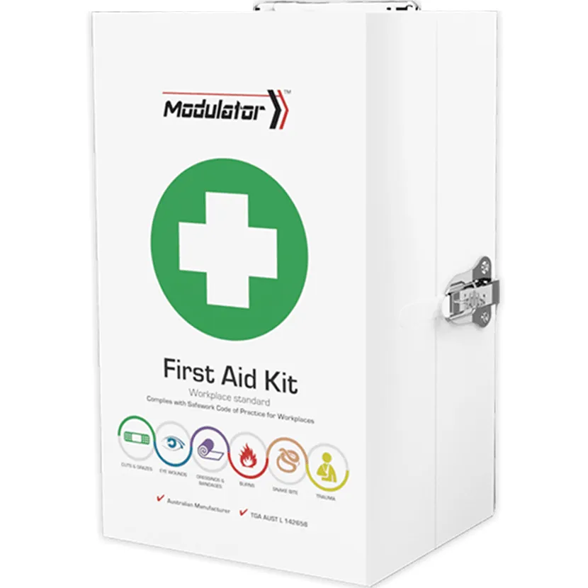 Modulator Workplace First Aid Kit Metal Cabinet Box Modules Compliant