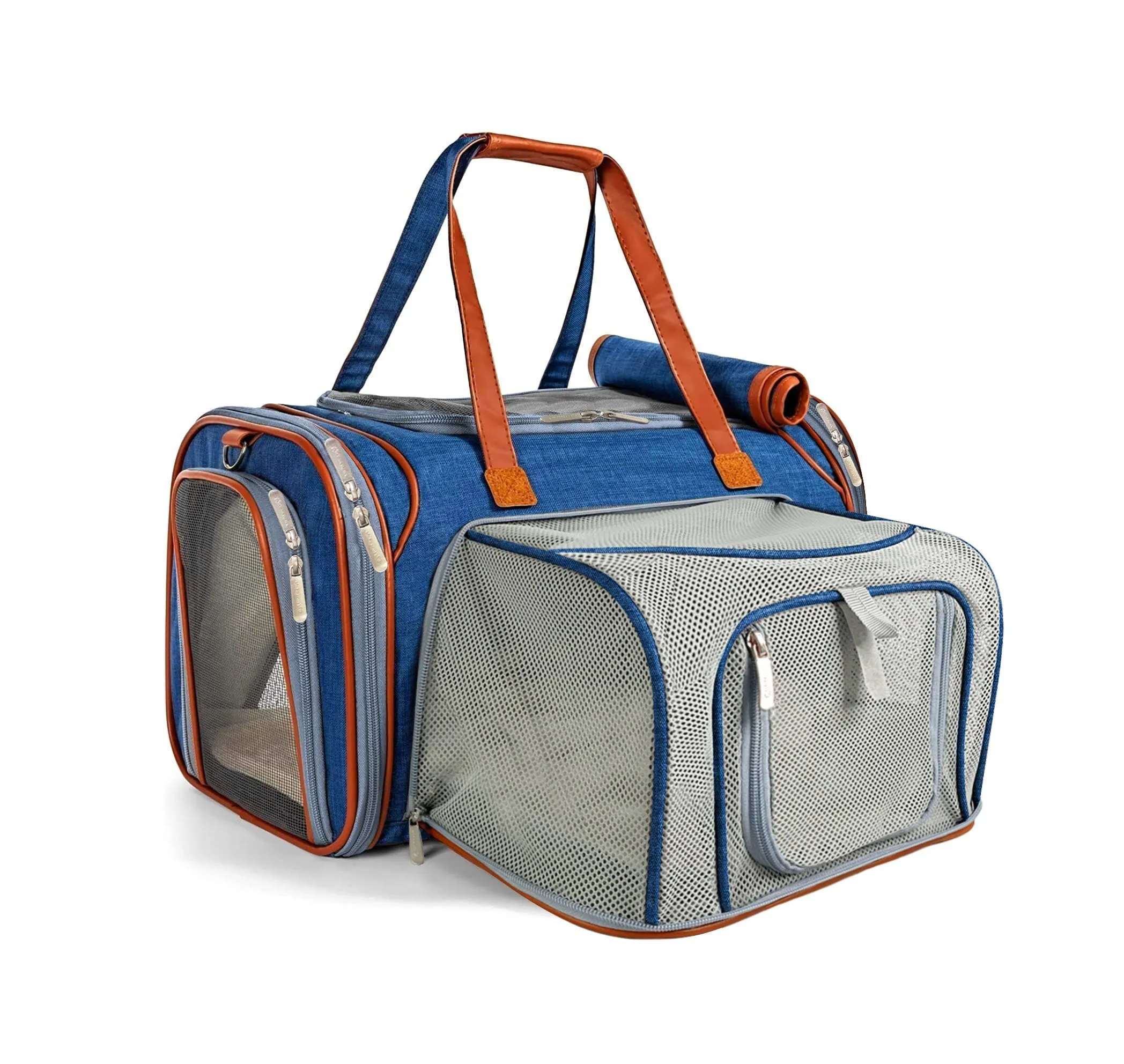 Mr. Peanut's Gold Series Standard Size Airline Compliant Expandable Pet Carrier