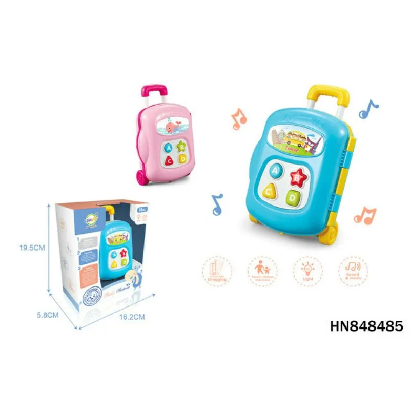 Musical Suitcase with Lights Assorted |1 Pcs