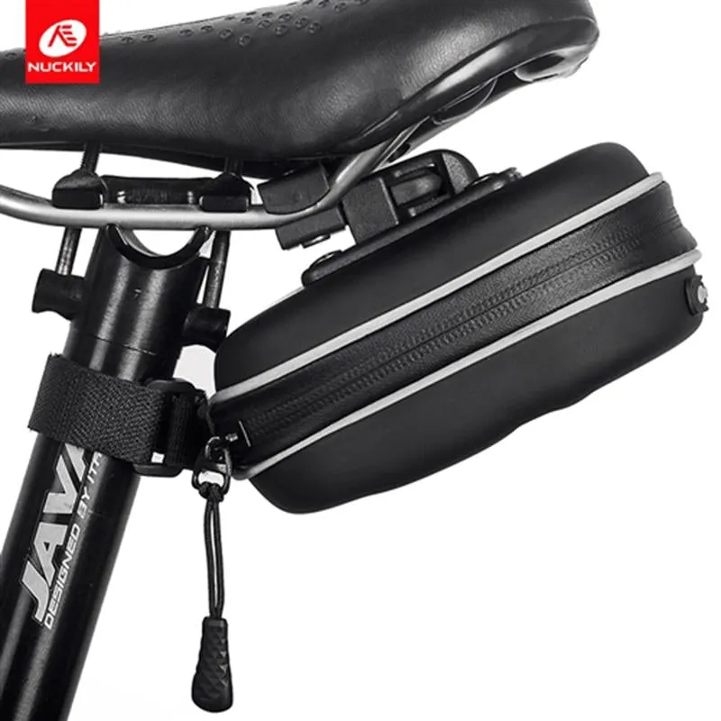 Nuckily EVA Leather Waterproof Bicycle Saddle Bag for Accessories