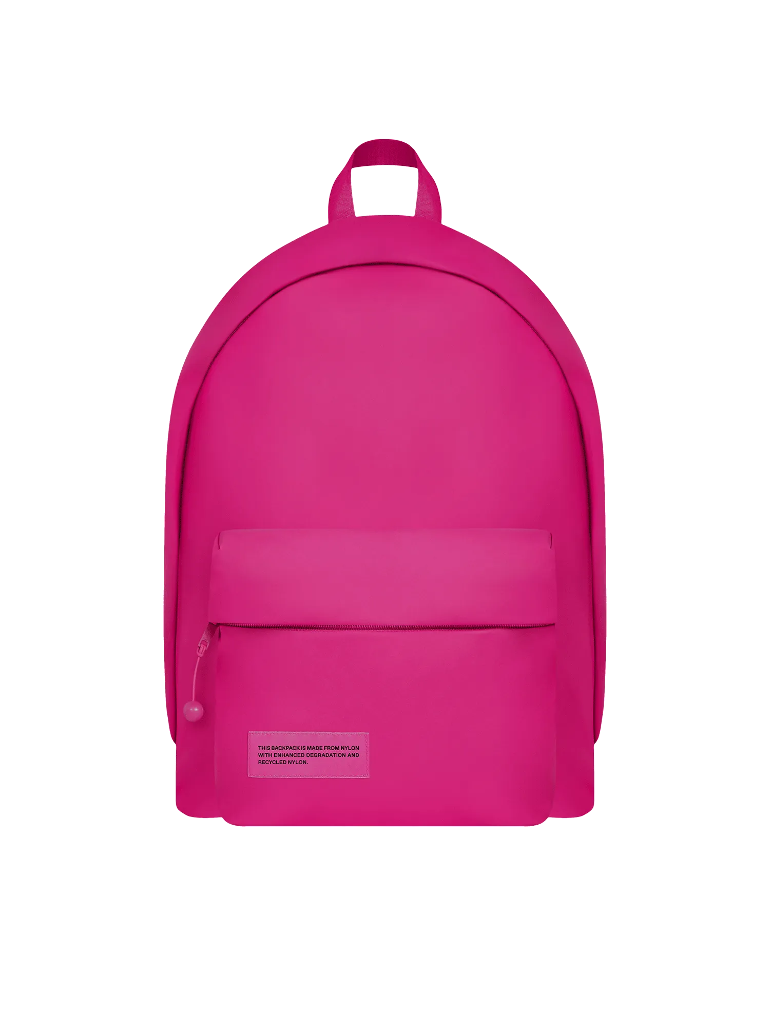 Nylon Padded Backpack—foxglove pink