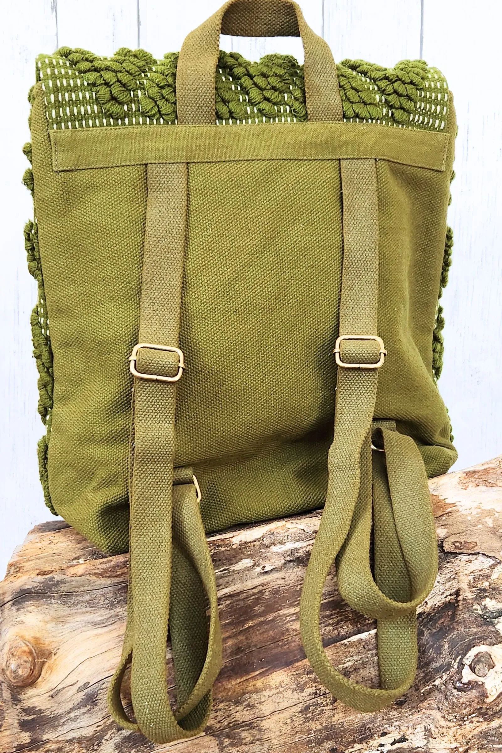 Olive Diamond Backpack