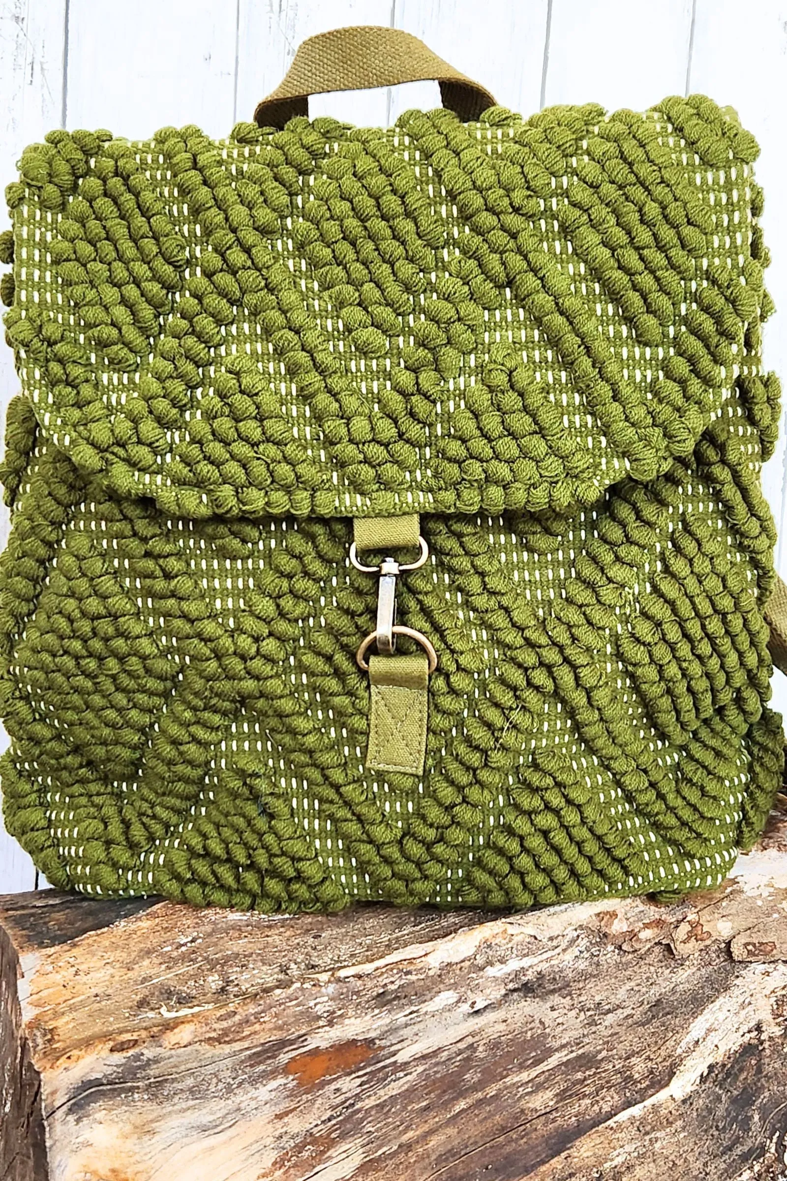 Olive Diamond Backpack