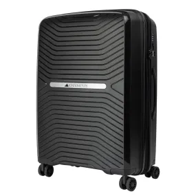 Olympus Astra 24" Lightweight Hard-Shell Suitcase (Obsidian Black)