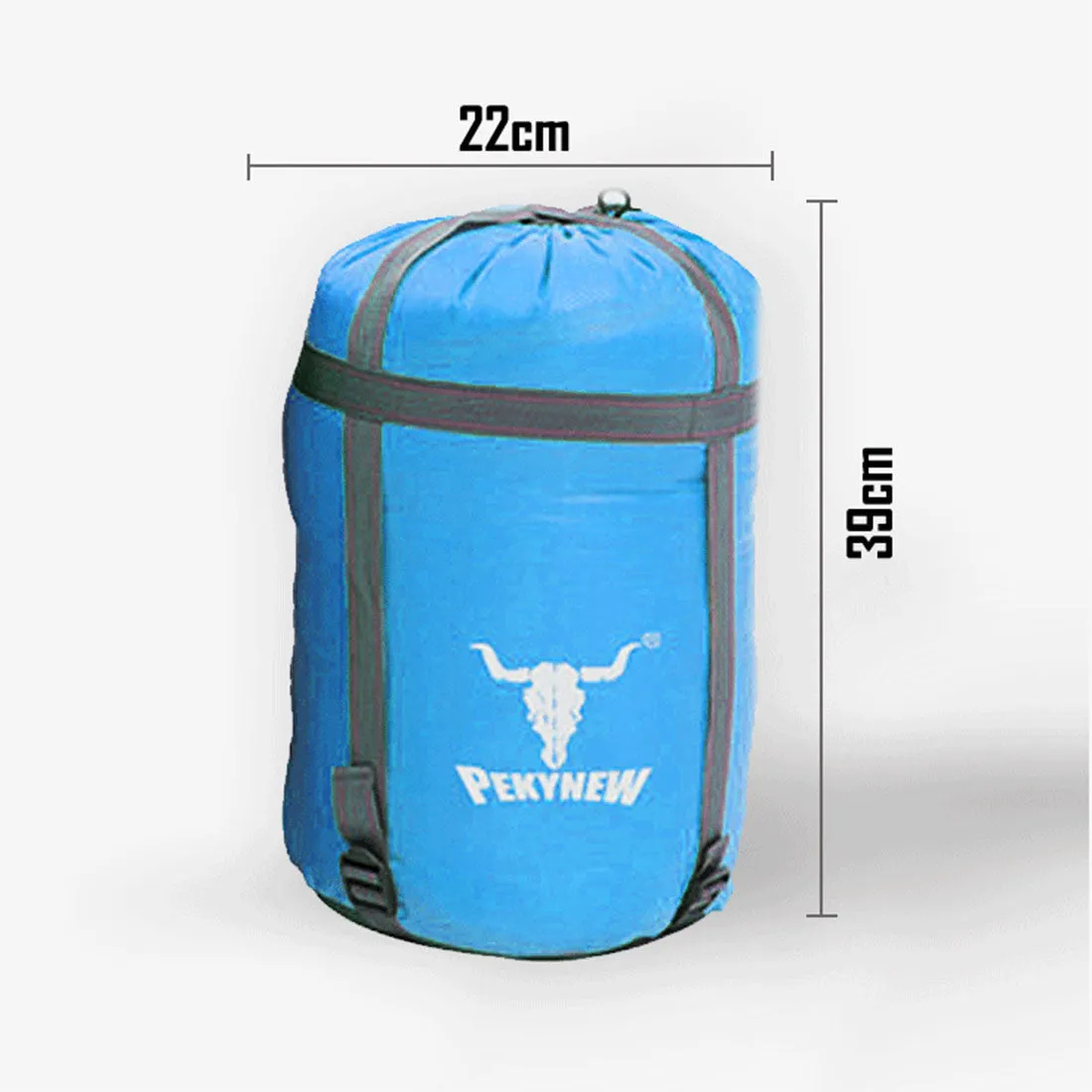 Outdoor Camping Envelope Sleeping Bag Thermal Tent Hiking Winter Single -10°C - blue