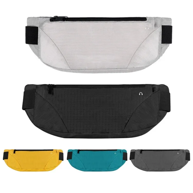 Outdoor Sports Running Ultra-light Large-capacity Close-fitting Phone Waist Bag(Black)