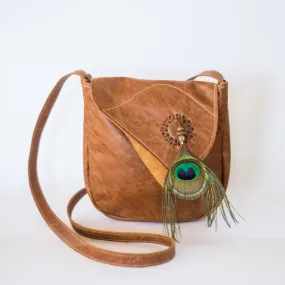 Peacock Feather Bag