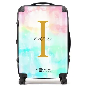 Personalised Pastel Tie Dye Suitcase - 3