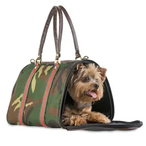 Petote JL Duffel Camo Designer Dog Carrier