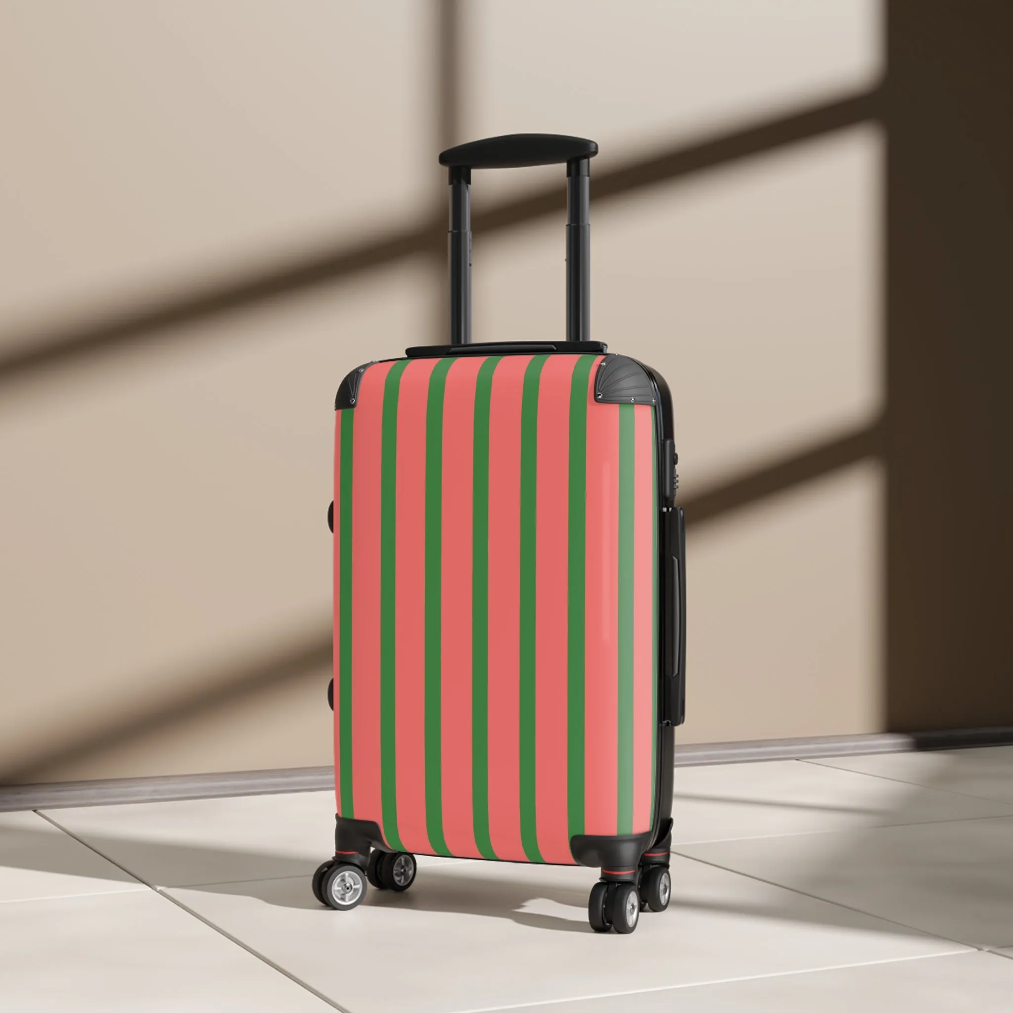 Pink & Green Traveler Suitcase