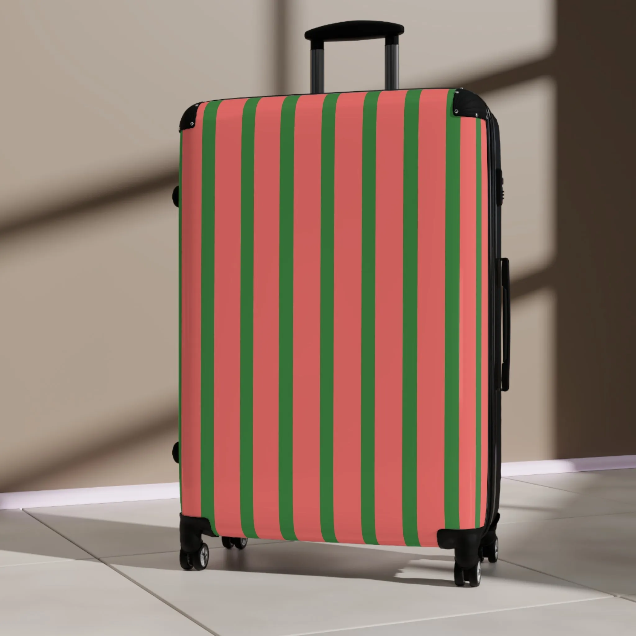 Pink & Green Traveler Suitcase