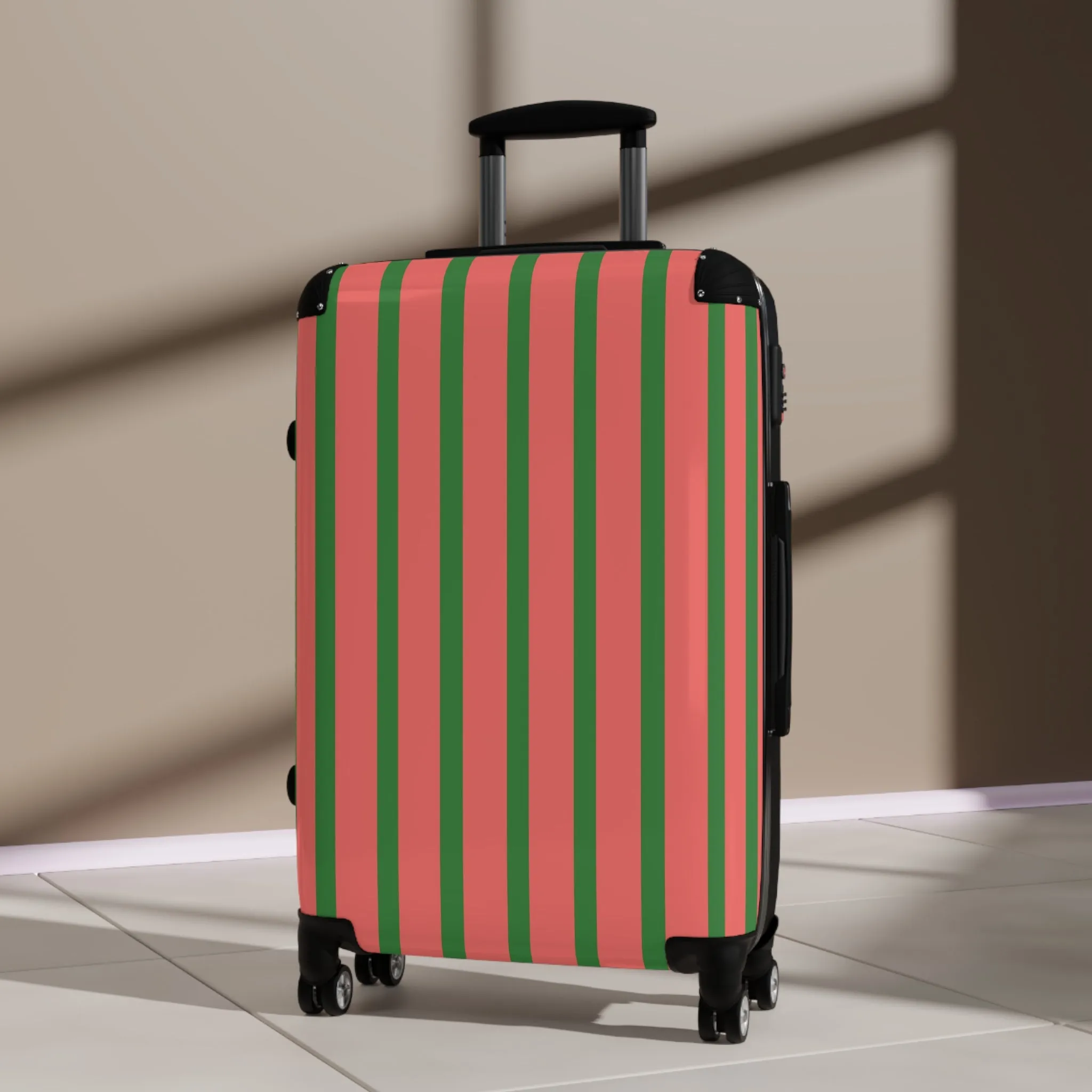 Pink & Green Traveler Suitcase