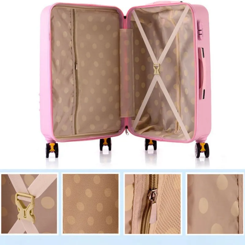 Pink Kitty Travel Suitcase - Lovesickdoe