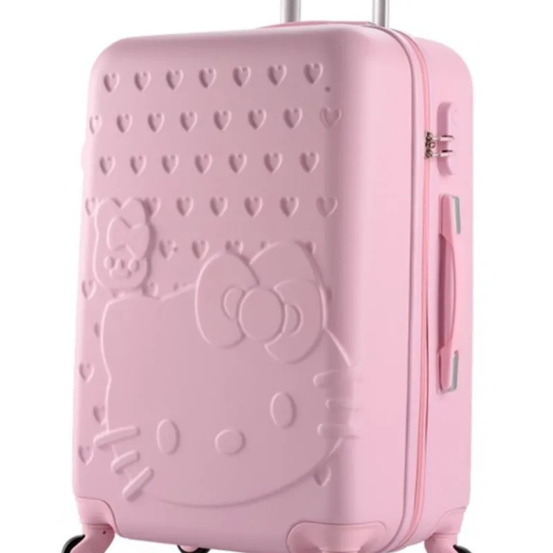 Pink Kitty Travel Suitcase - Lovesickdoe