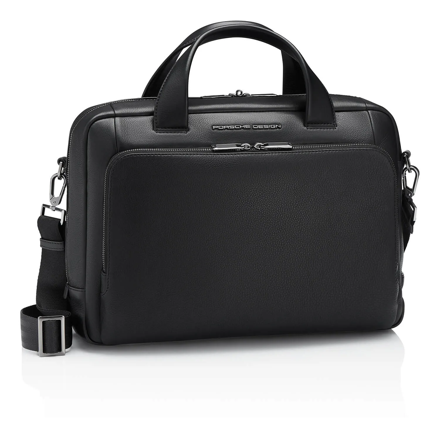 Porsche Design Roadster Leather Briefbag S - Black