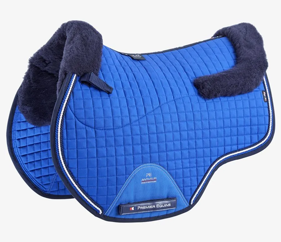 Premier Equine Close Contact Merino Wool European Saddle Pad - GP/Jump Square - pony size