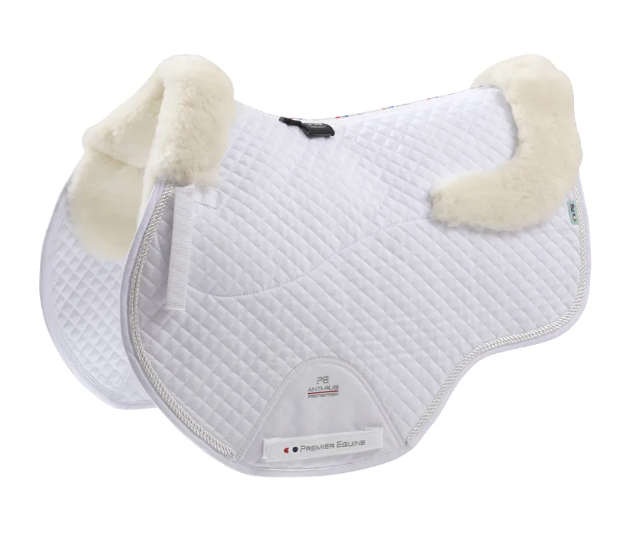 Premier Equine Close Contact Merino Wool European Saddle Pad - GP/Jump Square - pony size