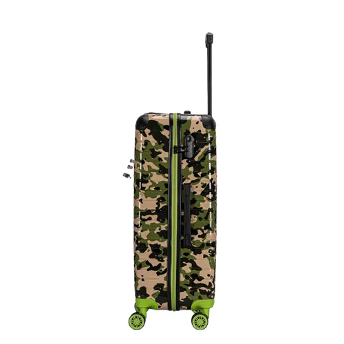 Premium Quality ABS Hard Shell Urban Camouflage Print Spinner Suitcase with Built in Lock - 28 Inch