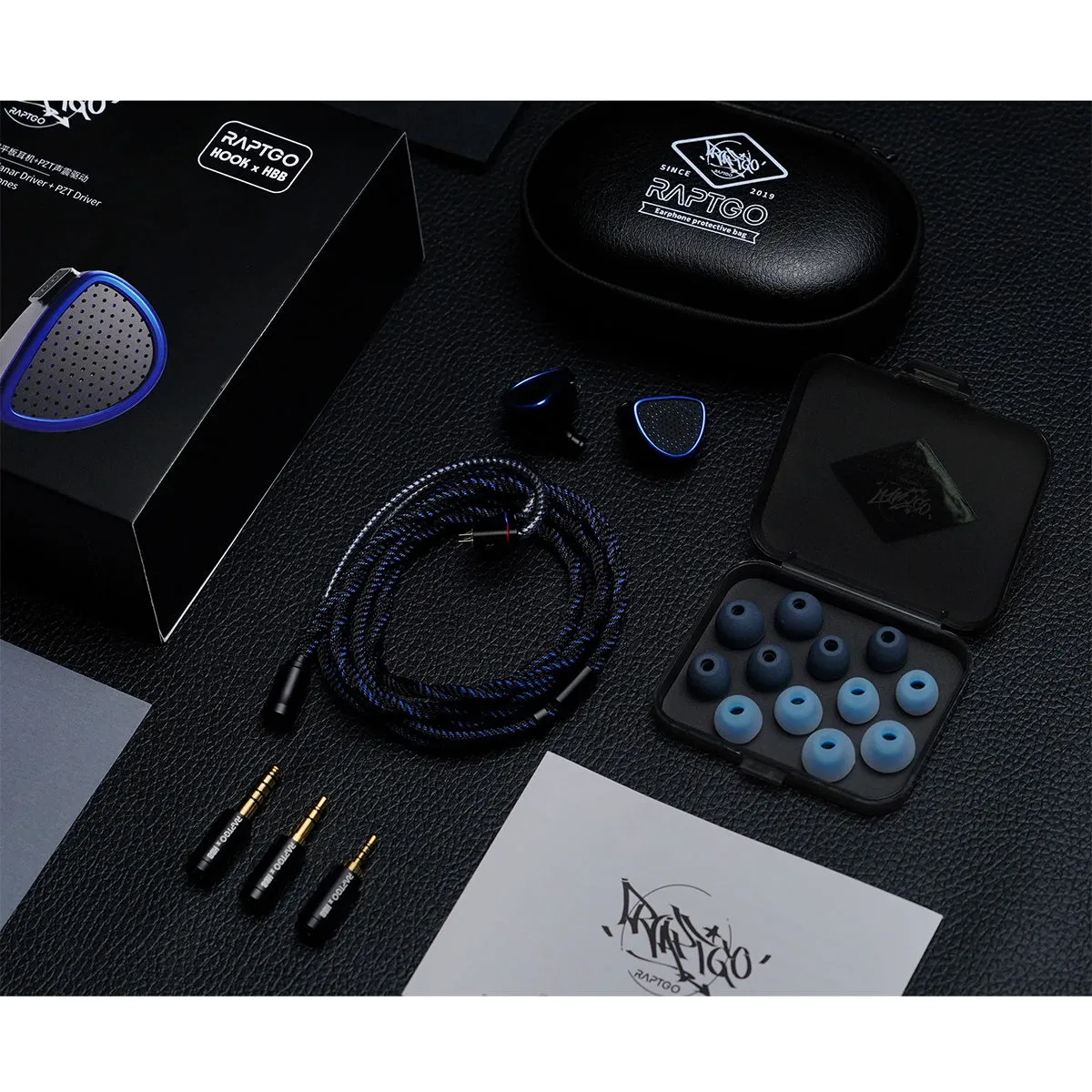 Raptgo x HBB Hook-X Open-Back Planar Magnetic Piezoelectric Universal In-Ear Monitor