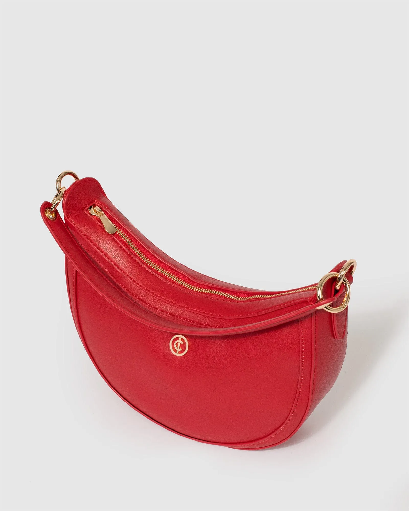 Red Flavia Saddle Bag