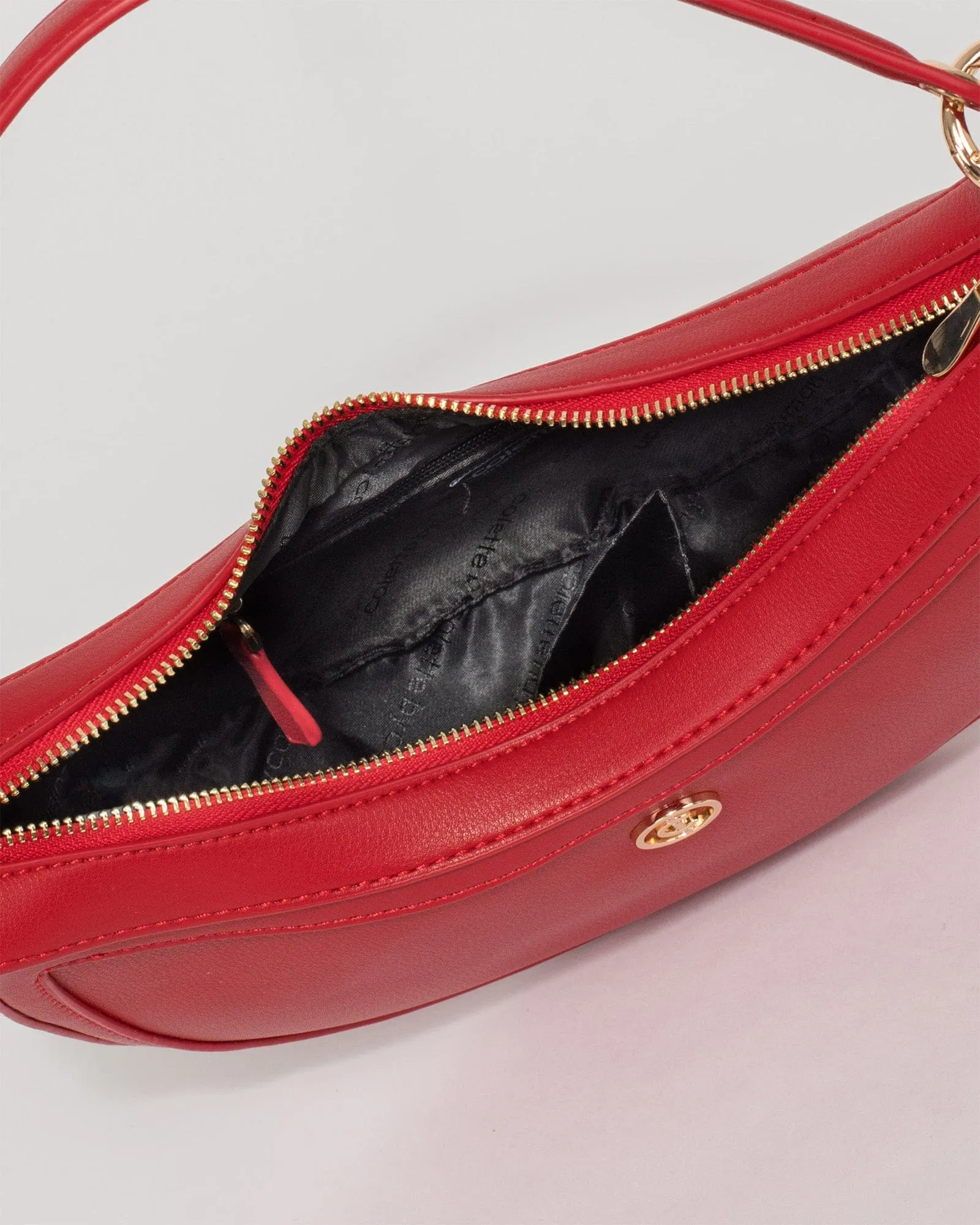 Red Flavia Saddle Bag