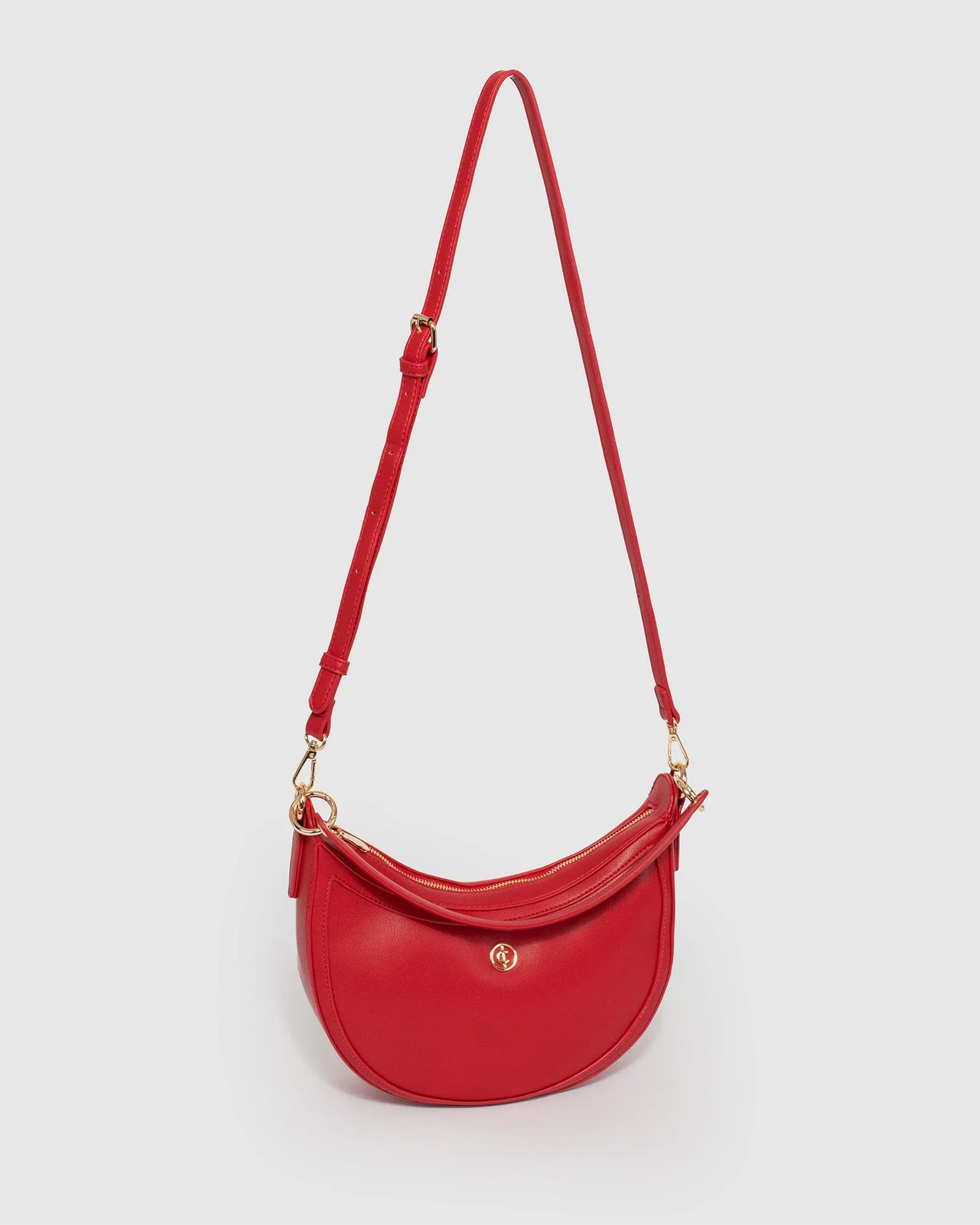 Red Flavia Saddle Bag