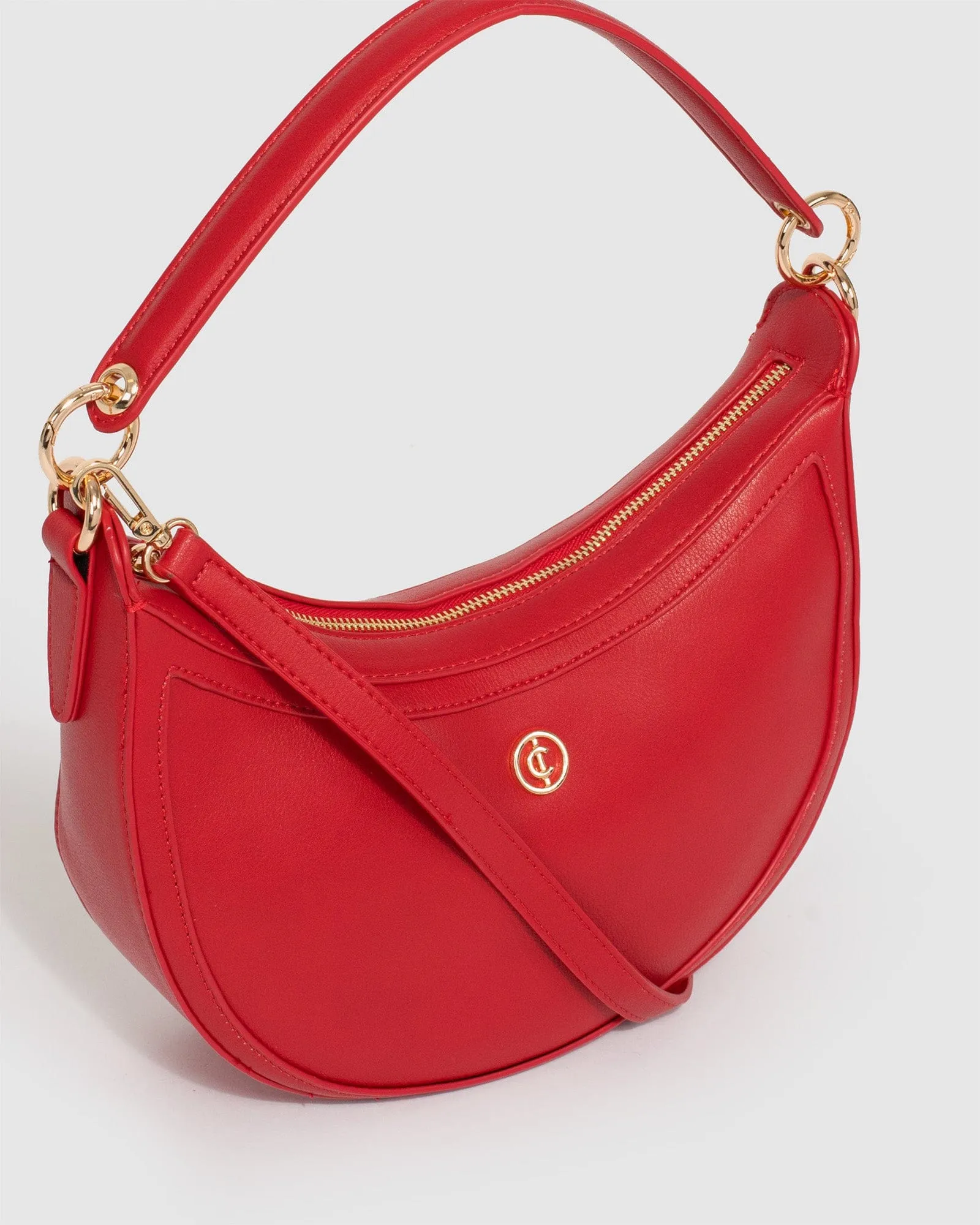 Red Flavia Saddle Bag