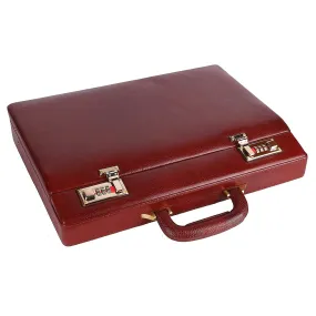 Rich Brown Office Suitcase