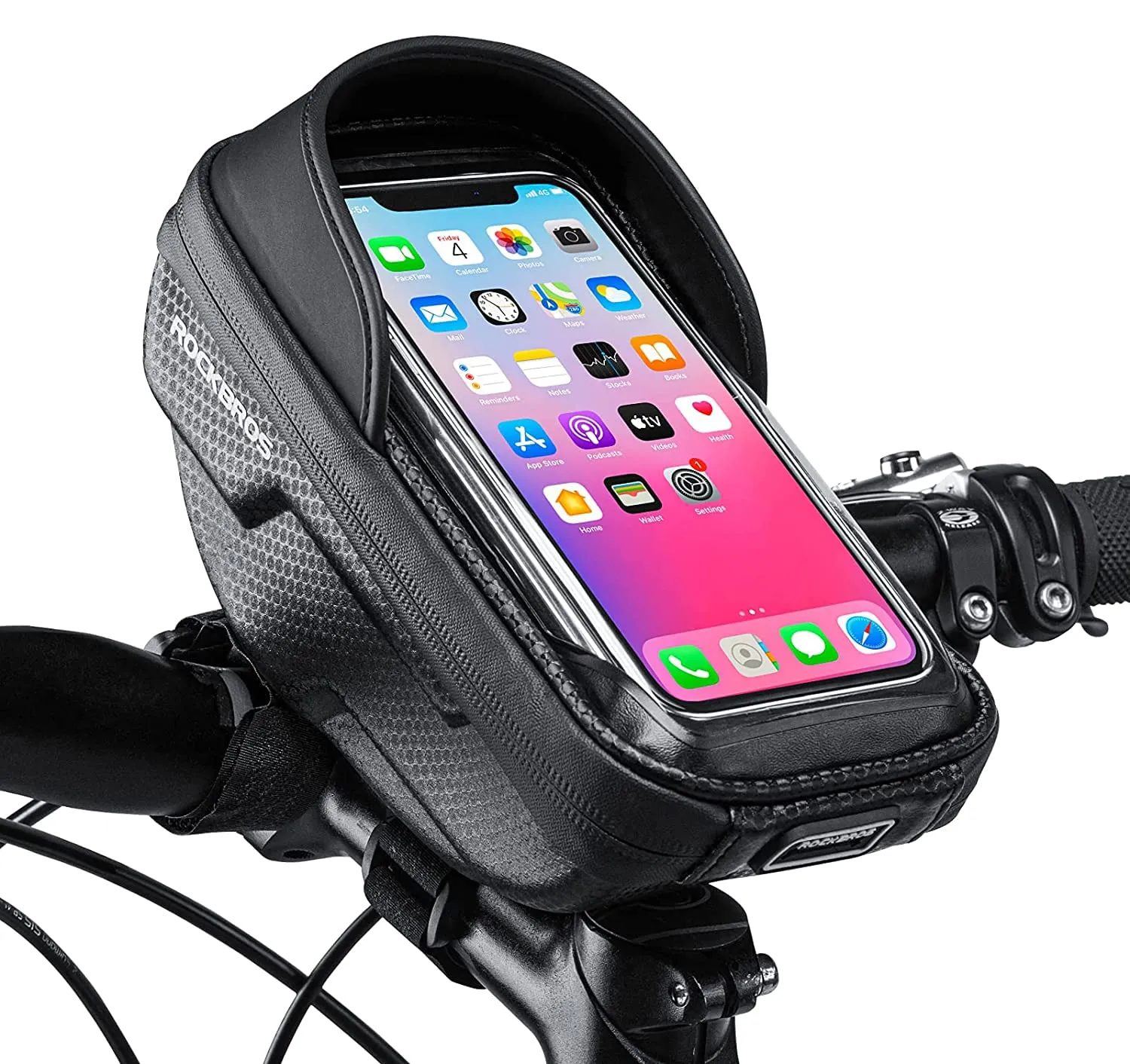 ROCKBROS Bike Front Frame HandlebarWaterproof Bag  below 6.5"