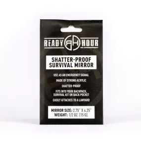 Shatter-Proof Survival Mirror by Ready Hour