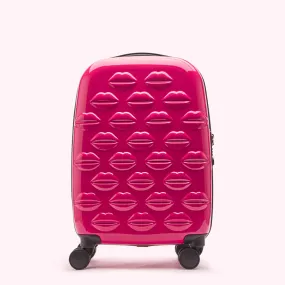 SHOCKING PINK SMALL LIPS SPINNER CASE