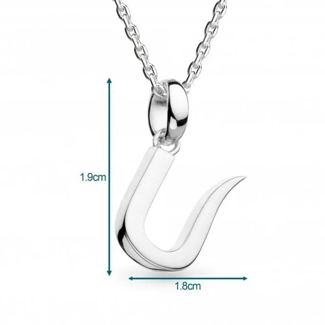 Signature Skript Capital U 18" Necklace 9198RPU