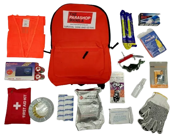 Standard Survival Grab and Go Bag Kit