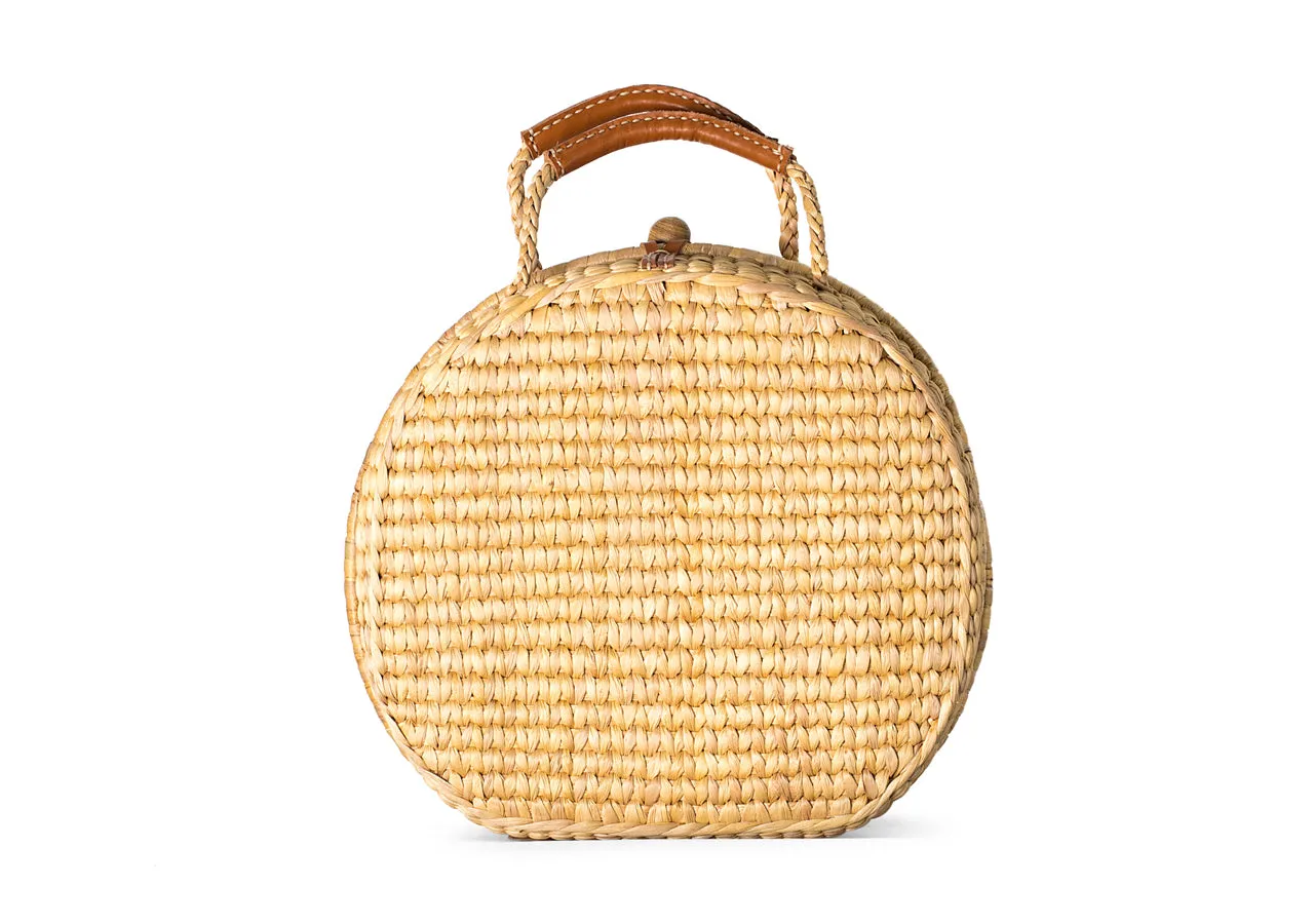 Straw Suitcase Bag