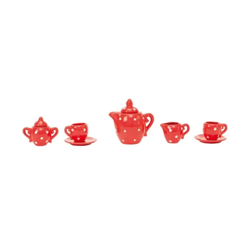 Suitcase Tea Party Ceramic Set - The Big Family