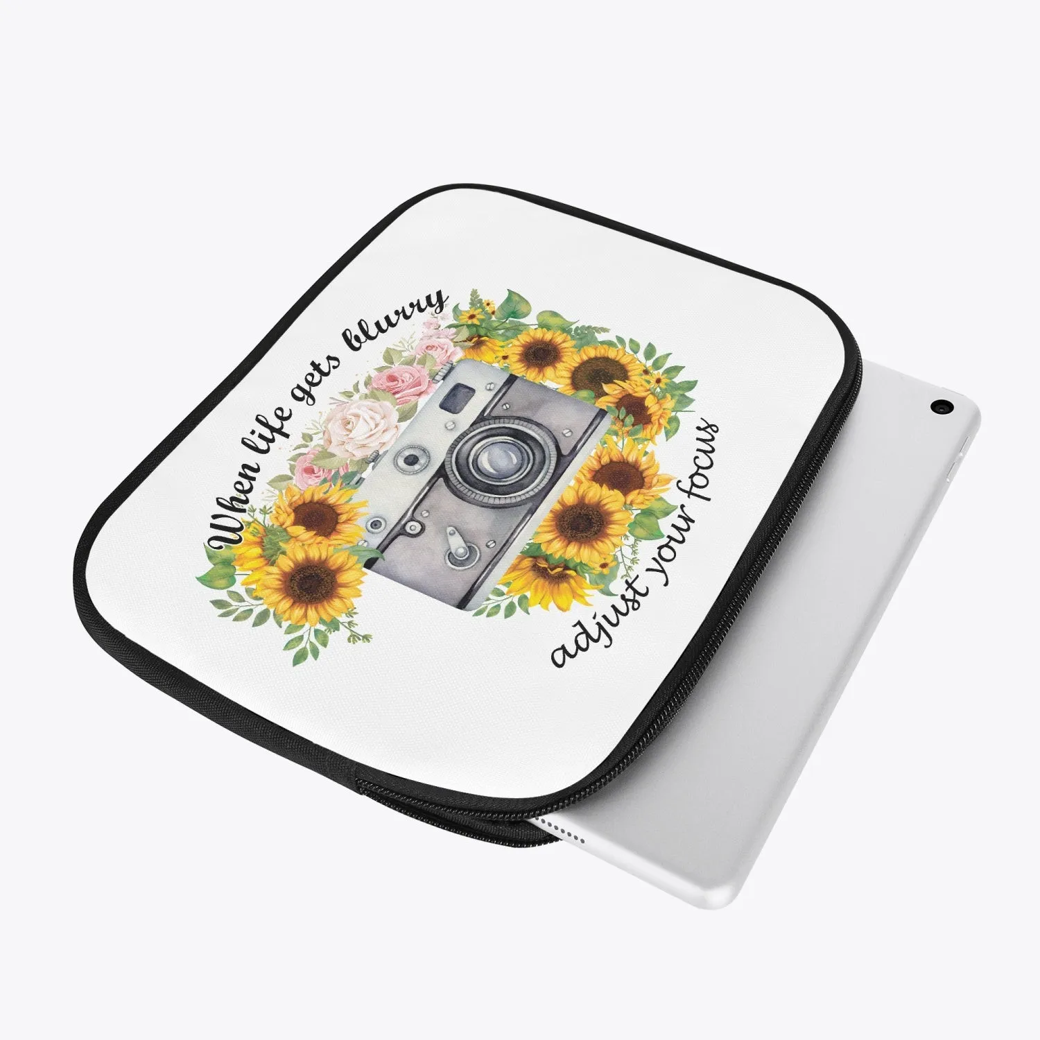 Tablet Sleeve - When life gets blurry adjust your focus, awd-1365