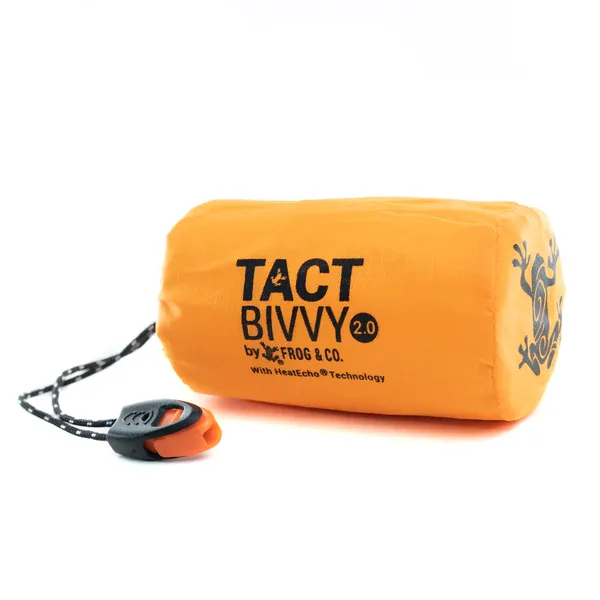 Tact Bivvy® 2.0 Emergency Sleeping Bag - (Orange)