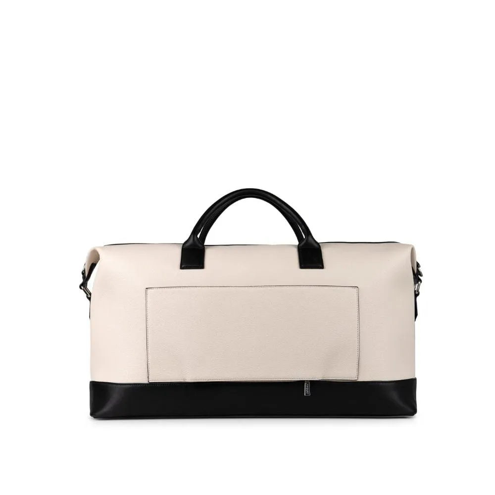 The June - Recycled Oyster Mix Vegan Leather Tote Travel Bag