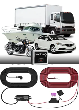 Trackimo 4G Car/Marine GPS Tracker and 1 year LTE data plan