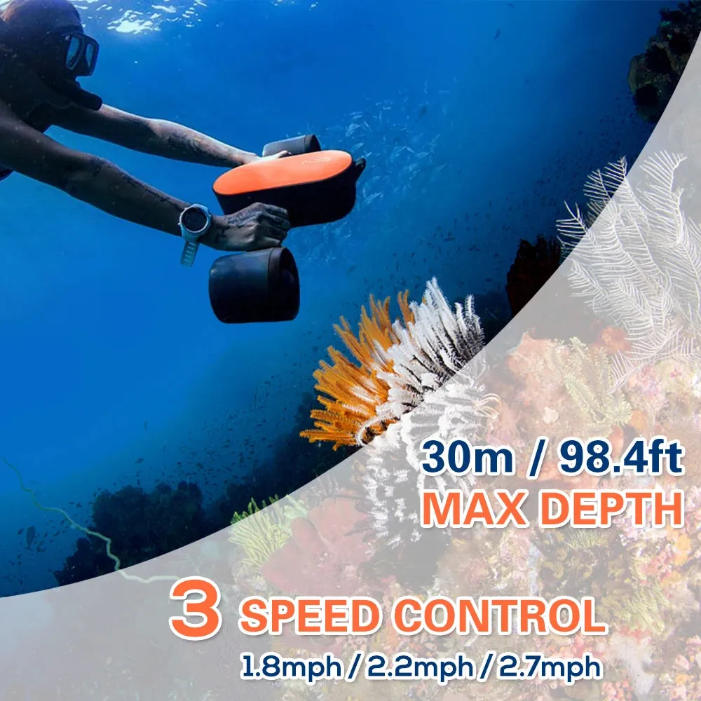 Underwater Sea Scooter Bluetooth Diving Water Scooter RC Motor Seascooter for Water Sports Snorkeling Swimming Pool Kids Adults