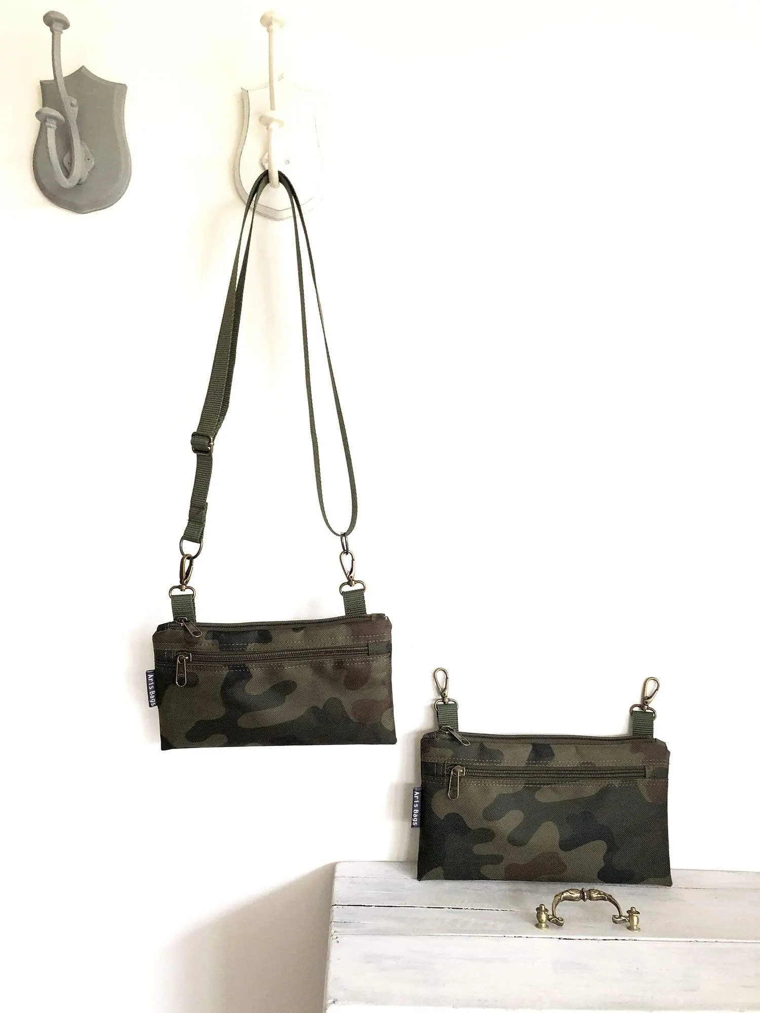 Unisex Military Belt Bag, Women Mini Cross Body Bag | Aris Bags