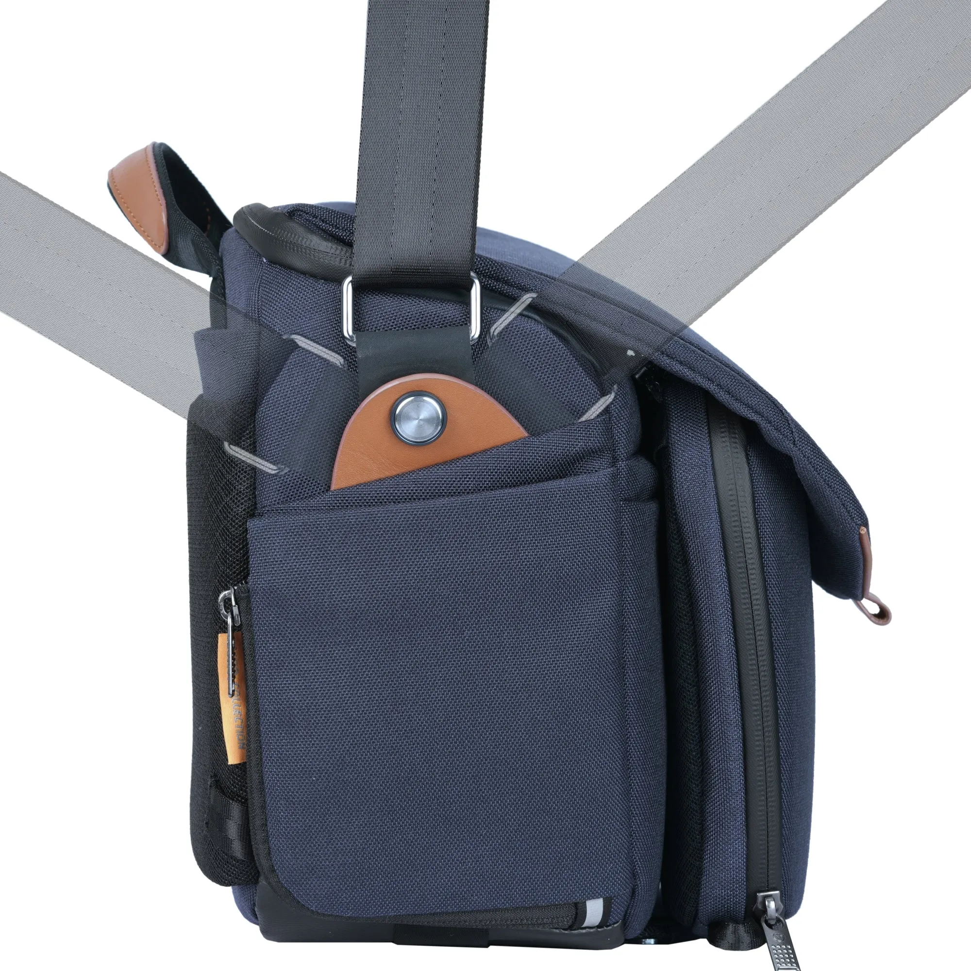 VEO CITY S30 Camera Shoulder Bag w/ Pouch - Navy Blue