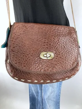 Vintage 1970s Cowgirl Boots Leather Purse