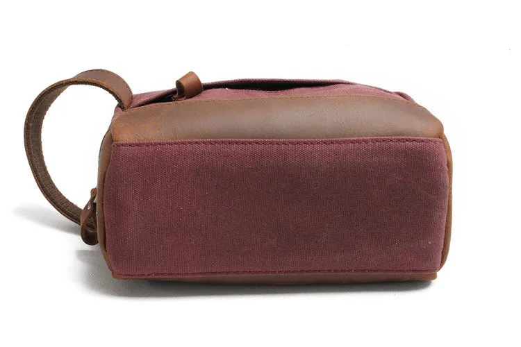 Vintage Waxed Canvas Toiletry Bag for Men 9138