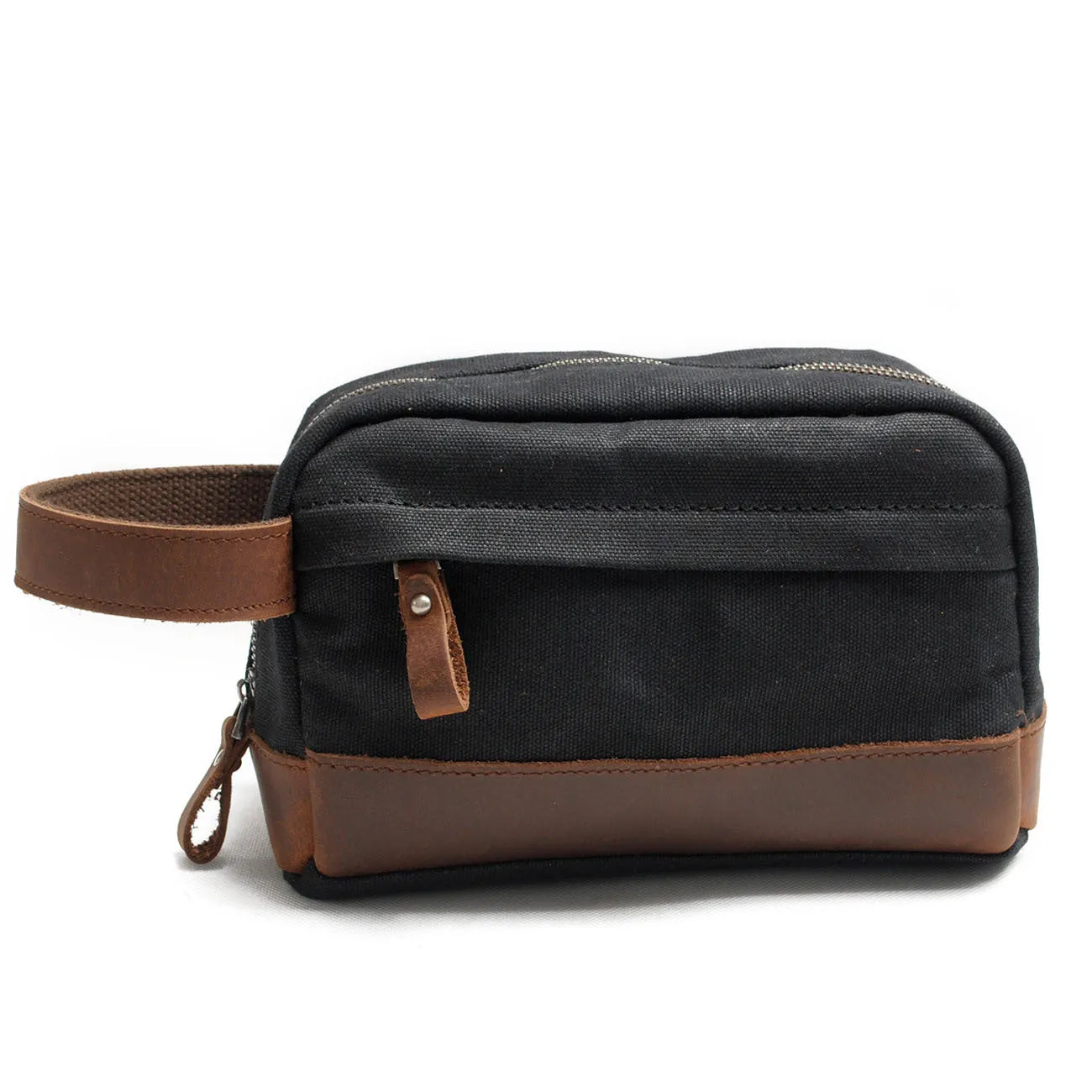 Vintage Waxed Canvas Toiletry Bag for Men 9138