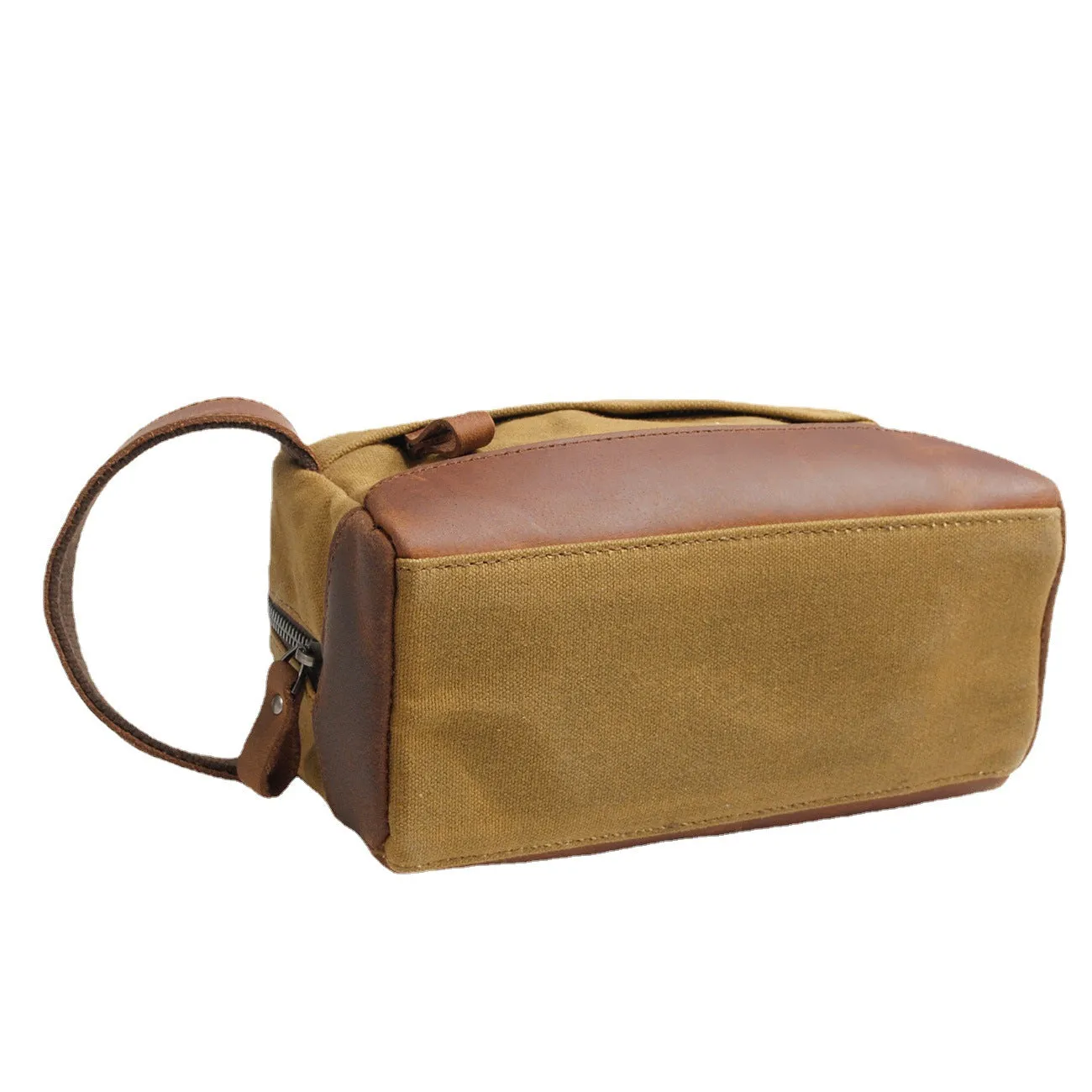 Vintage Waxed Canvas Toiletry Bag for Men 9138